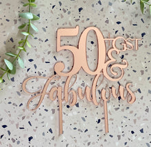 Load image into Gallery viewer, Single Layer Cake Toppers