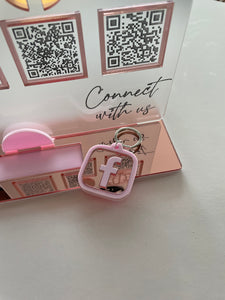 Multi QR Code Instagram Facebook Website TikTok Business Social Media Sign