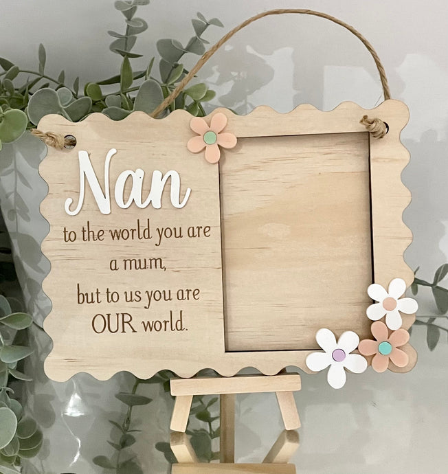 Personalised photo frame - B’Spoke Laser Works