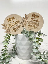 Load image into Gallery viewer, Mother’s Day planter sticks - B’Spoke Laser Works
