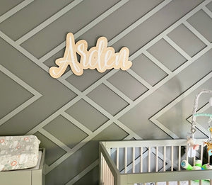 Ply and Acrylic Name Plaque