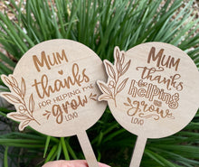 Load image into Gallery viewer, Mother’s Day planter sticks - B’Spoke Laser Works
