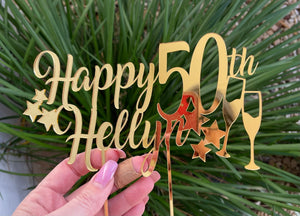 Single Layer Cake Toppers
