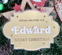 Load image into Gallery viewer, Christmas Crate Plaque only
