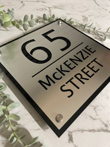 Acrylic House signs