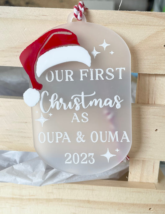 First Christmas Baubles - B’Spoke Laser Works
