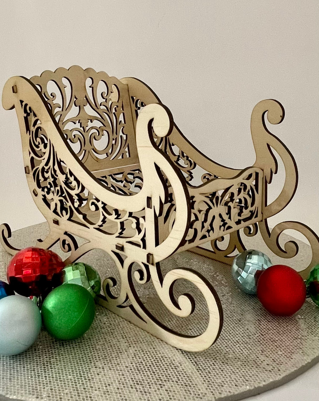 Elf arrival sleigh - B’Spoke Laser Works