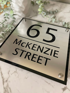 Acrylic House signs