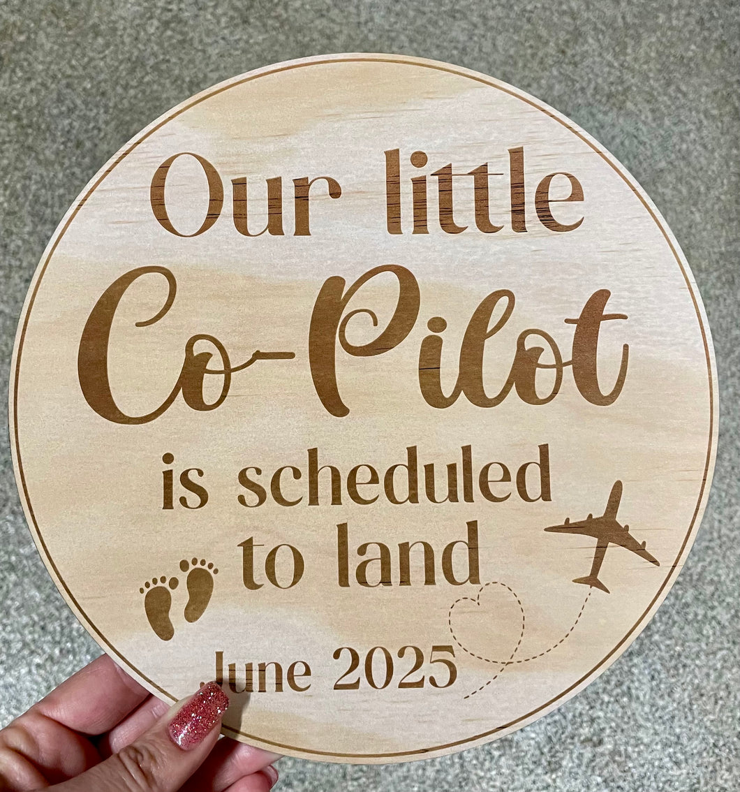 Personalised Birth Announcement Pilot Daddy/Mommy
