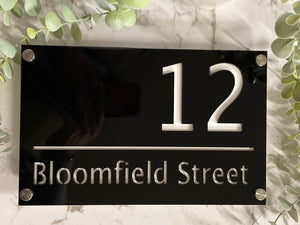Acrylic House signs