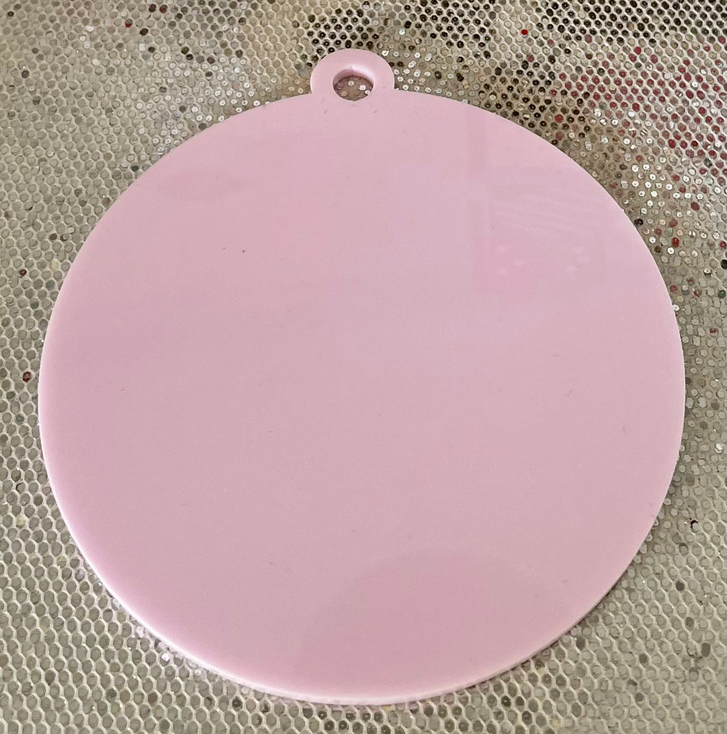 Coloured blank Christmas baubles - B’Spoke Laser Works