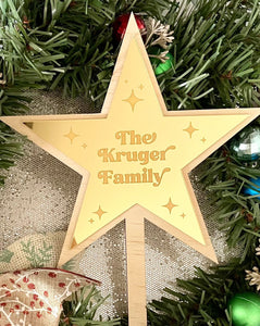 Christmas Tree Family Star - B’Spoke Laser Works