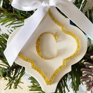 Arabesque Initial Baubles - B’Spoke Laser Works