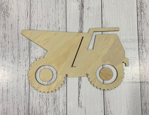 Blank Dumptruck Door Plaque - B’Spoke Laser Works