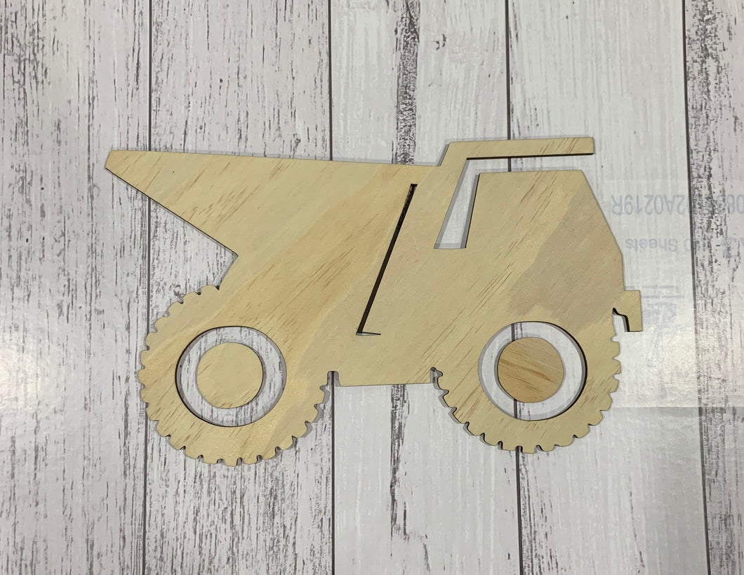 Blank Dumptruck Door Plaque - B’Spoke Laser Works