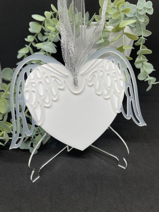 Joint angel wings with heart - B’Spoke Laser Works