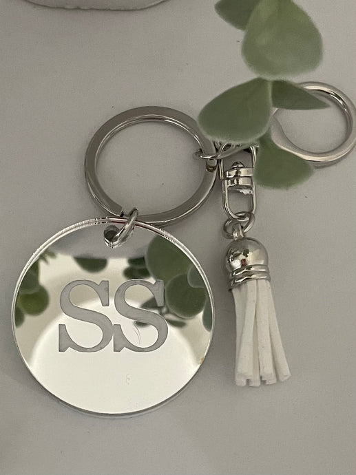 Personalised Mirror Keyring - B’Spoke Laser Works
