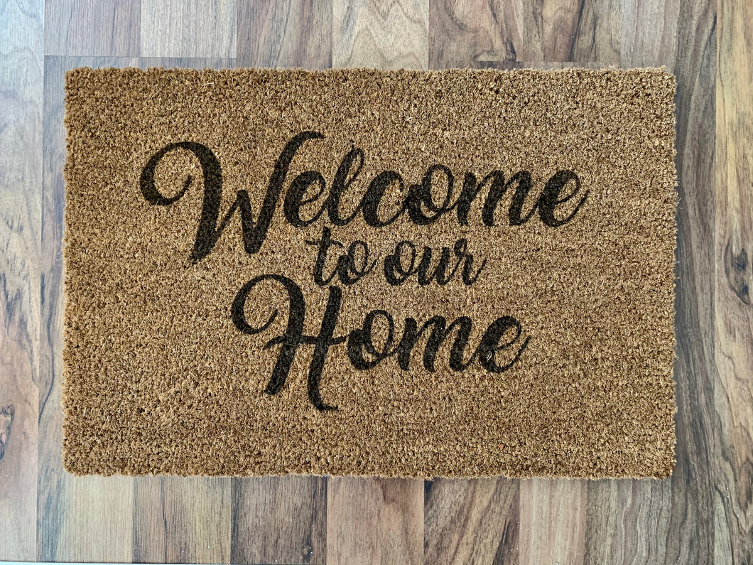 PERSNALISED  DOORMATS - B’Spoke Laser Works