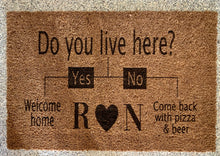 Load image into Gallery viewer, PERSNALISED  DOORMATS - B’Spoke Laser Works
