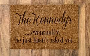 PERSNALISED  DOORMATS - B’Spoke Laser Works
