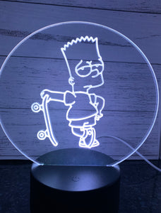 Remote control Multi Colour Night Light - B’Spoke Laser Works
