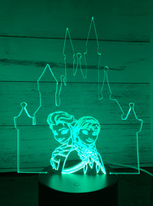 Remote control Multi Colour Night Light - B’Spoke Laser Works