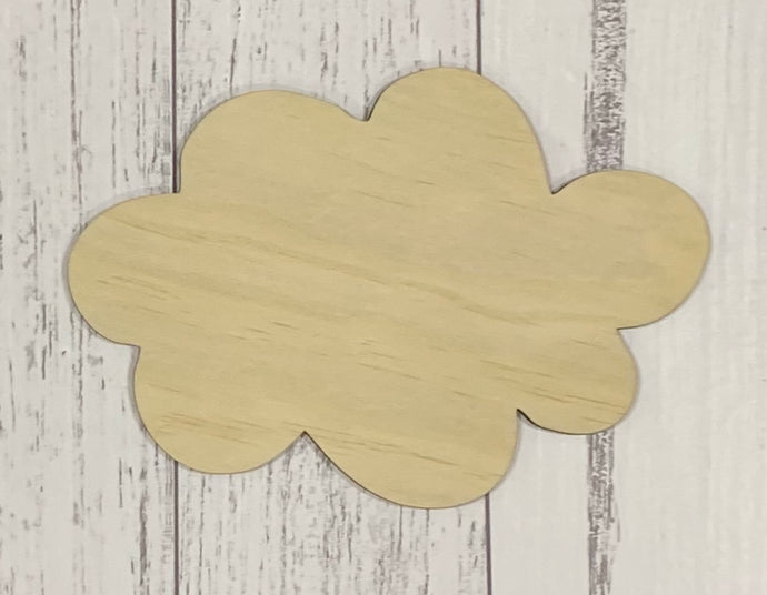 Blank Cloud Door Plaque - B’Spoke Laser Works