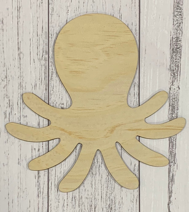 Blank Octopus Door Plaque - B’Spoke Laser Works