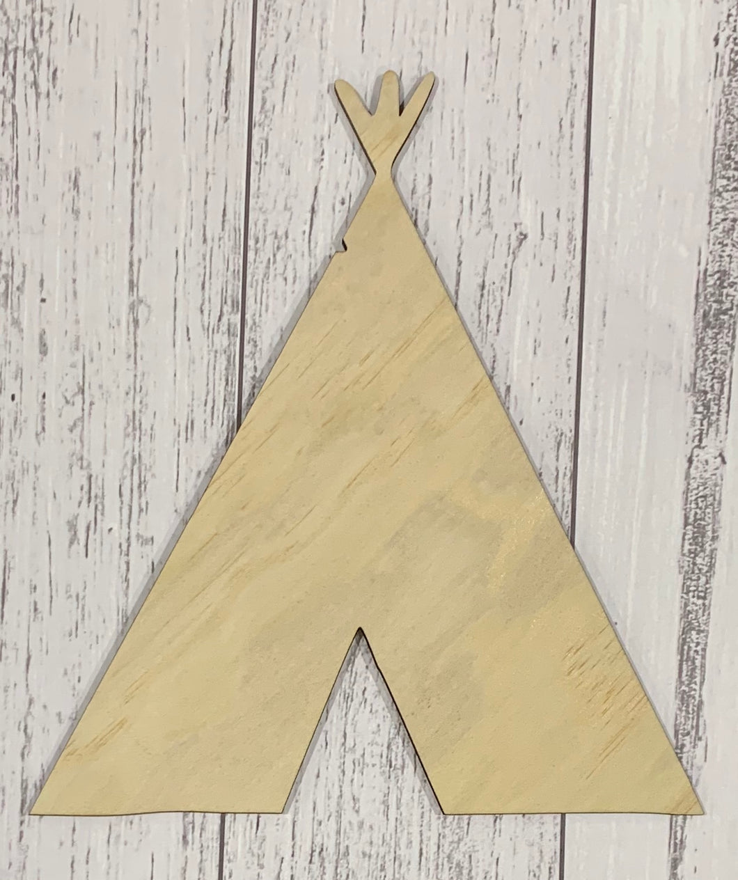 Blank Tee Pee Door Plaque - B’Spoke Laser Works