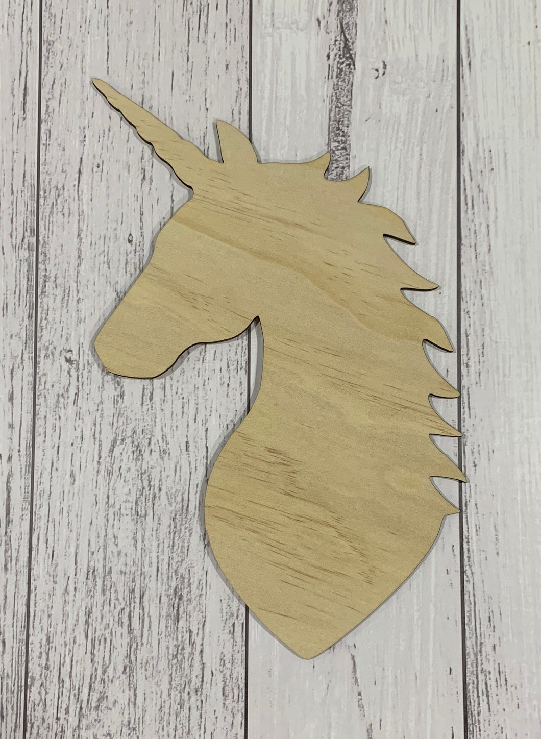 Blank Unicorn Door Plaque - B’Spoke Laser Works