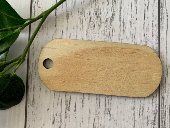 Blank Plywood Tag - B’Spoke Laser Works