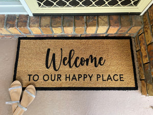 PERSNALISED  DOORMATS - B’Spoke Laser Works