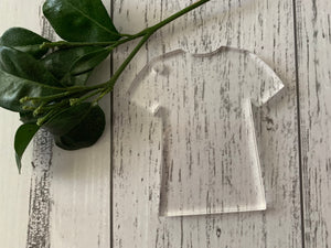Acrylic T-shirt Keyring - B’Spoke Laser Works