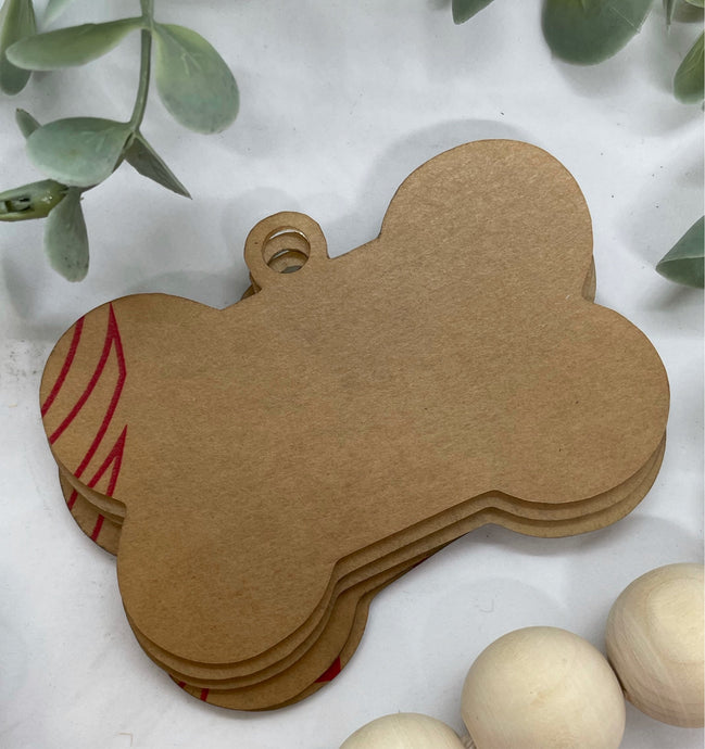 Christmas dog bones baubles - B’Spoke Laser Works