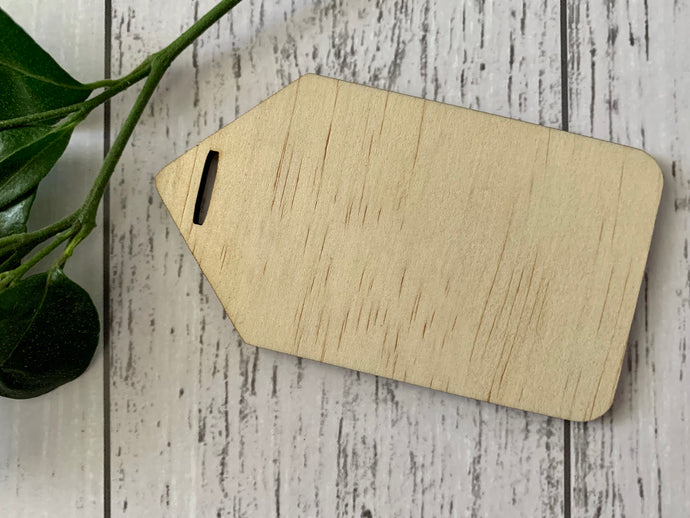 Blank Plywood Tag - B’Spoke Laser Works