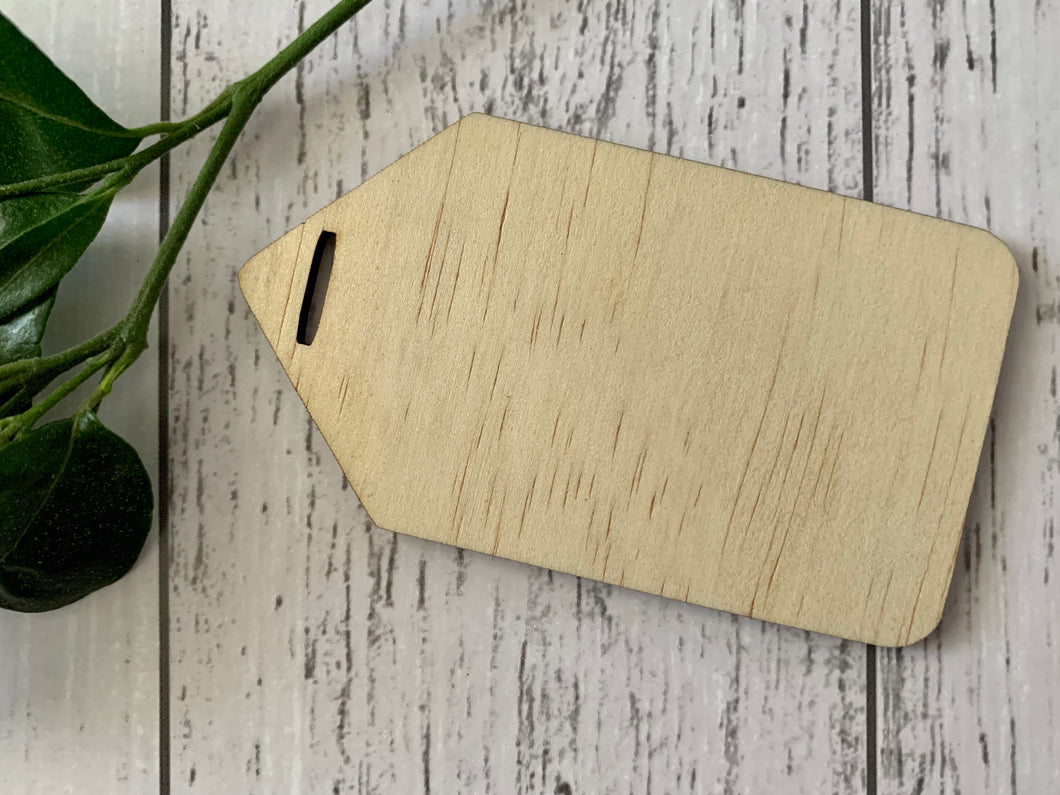 Blank Plywood Tag - B’Spoke Laser Works