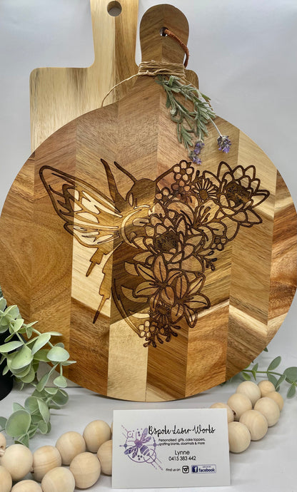 Engraved bread boards - B’Spoke Laser Works