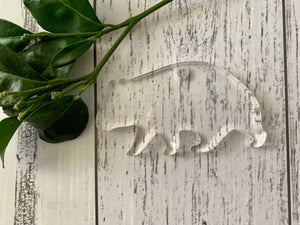 Acrylic Wombat Keyring - B’Spoke Laser Works