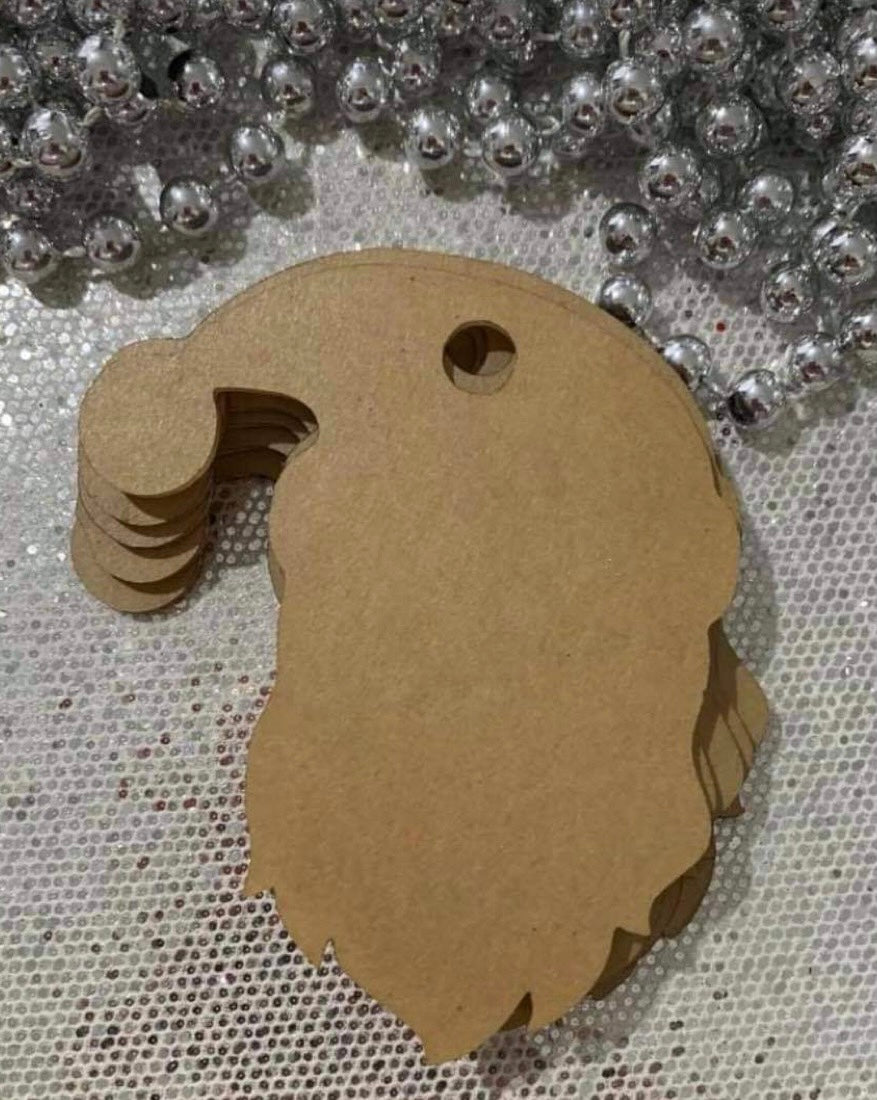 Santa Christmas ornament - B’Spoke Laser Works