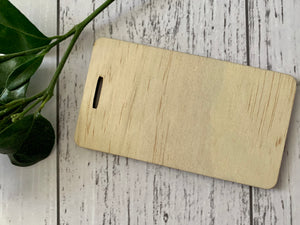 Blank Plywood Tag - B’Spoke Laser Works