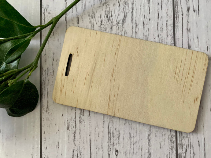 Blank Plywood Tag - B’Spoke Laser Works